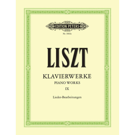 Liszt - Piano Works Vol.9 - per Pianoforte