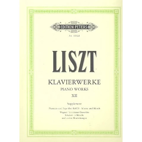 Liszt - Piano Works Vol.12 - per Pianoforte
