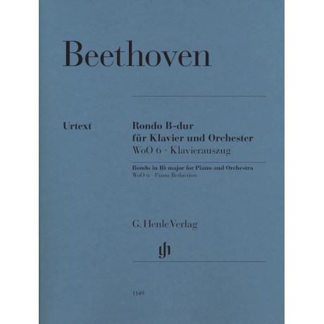 Ludwig van Beethoven - Rondo in B flat major for Piano e Orchestra WoO 6