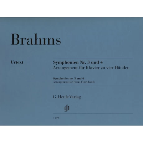 Johannes Brahms - Symphonies No. 3 and 4 for piano four-hands