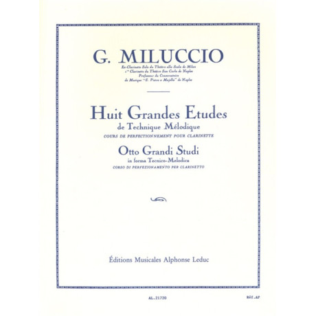 Miluccio - 8 Grandi Studi per Clarinetto