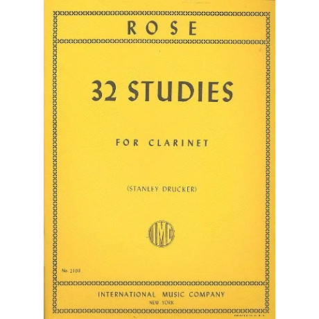 Rose - 32 Studi per Clarinetto