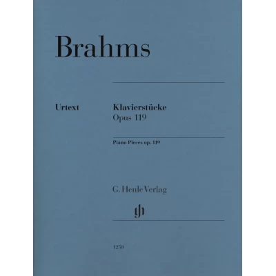 Johannes Brahms - Pezzi per pianoforte op. 119