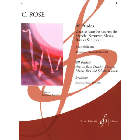 Rose - 40 Studi per Clarinetto Vol.1