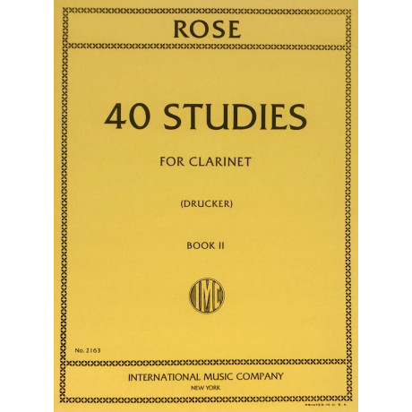Rose - 40 Studi per Clarinetto Vo.2