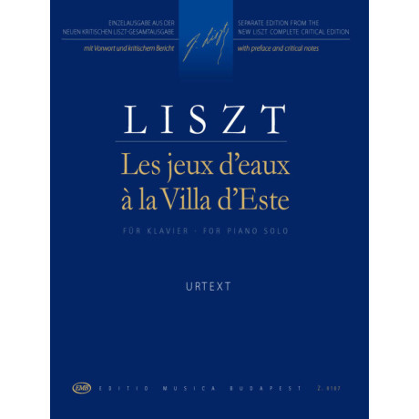 Liszt - Les Jeux d'eaux à la Villa d'Este per Pianoforte