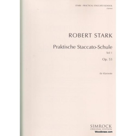 Stark - Scuola Pratica sullo Staccato Op.53 P.1 Clarino