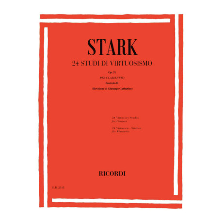 Stark - 24 Studi di Virtuosismo Vol.2 per Clarinetto