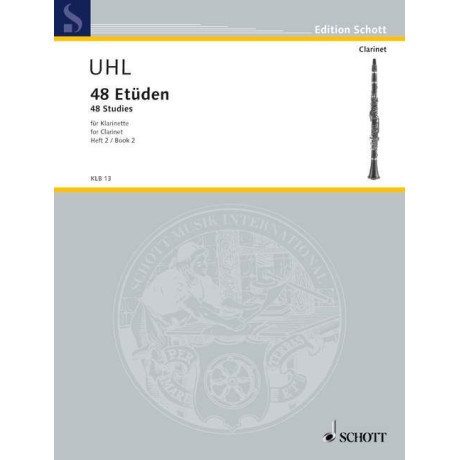 UHL - 48 Studi Vol.2 per Clarinetto