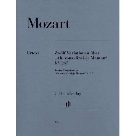 Wolfgang Amadeus Mozart - 12 Variations on "Ah, vous dirai-je Maman" KV 265 (300e)
