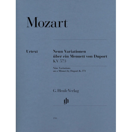 Mozart - 9 Variazioni su un tema di Duport KV 573