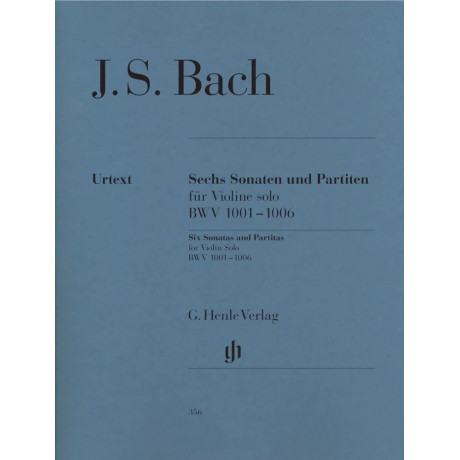Johann Sebastian Bach - Sonatas and Partitas for Violin solo BWV 1001-1006