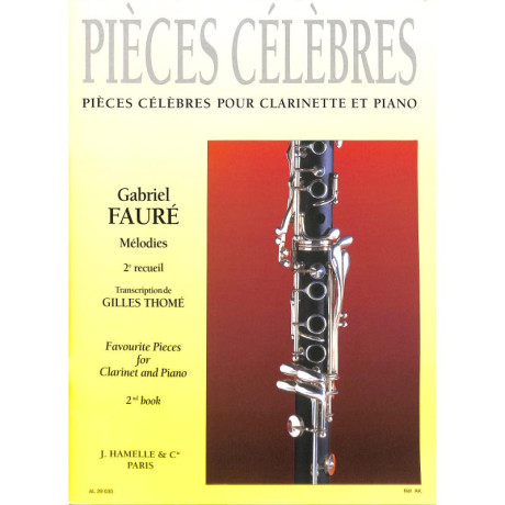 copy of Faurè - Pezzi Celebri Vol.1 per Clarino e Piano