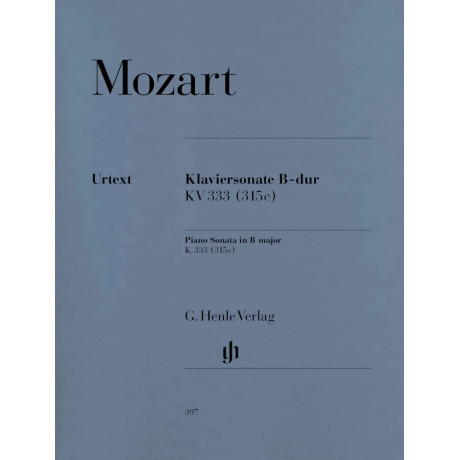 Wolfgang Amadeus Mozart - Sonata per pianoforte in si bemolle maggiore KV 333 (315c)