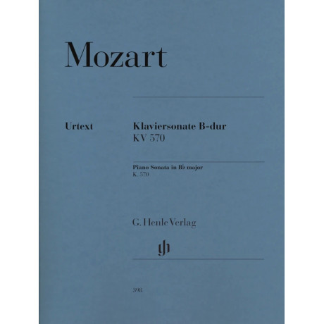 Wolfgang Amadeus Mozart - Piano Sonata in B flat major KV 570