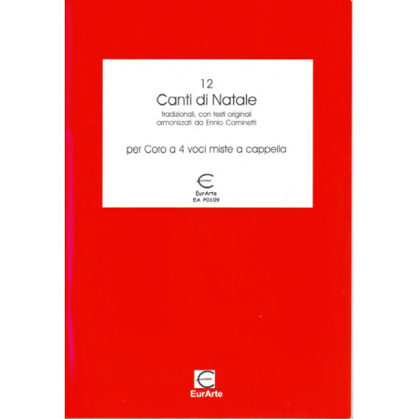 12 Canti di Natale per Coro a 4 Voci Miste a Cappella