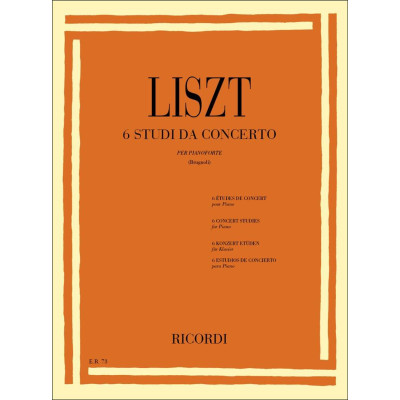 Liszt - 6 Studi da Concerto per Pianoforte