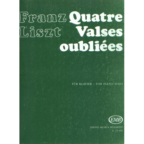 Liszt - Quatre Valse Oublièes per Pianoforte