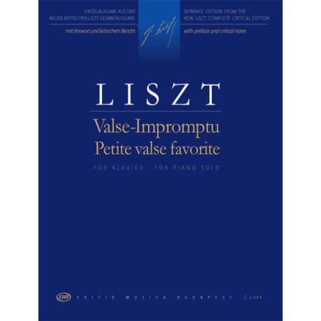 Liszt - Valse-Impromptu-Petite Valse Favorite per Pianoforte
