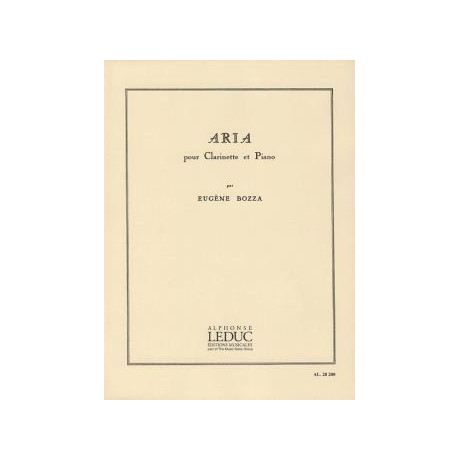 Bozza - Aria per Clarinetto e Pianoforte