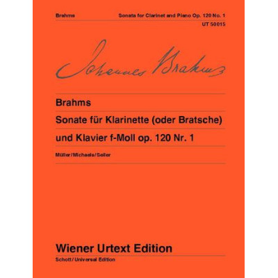 Brahms - Sonata Op.120 n.1 per Clarino o Viola e Piano