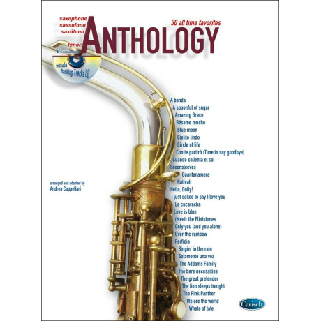 29 All Time Favorites Anthology Vol.1 for Sax Tenor Con CD