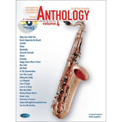 23 All Time Favorites Anthology Vol.4 for Sax Tenor Con CD