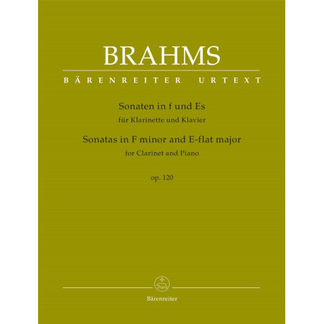 Brahms - Sonata Op.120 n.1 e n.2 per Clarino e Piano