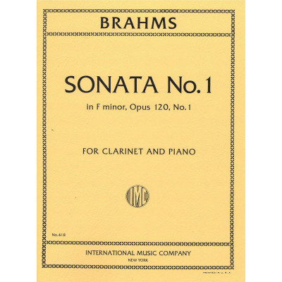 Brahms - Sonata Op.120 n.1 per Clarino e Piano