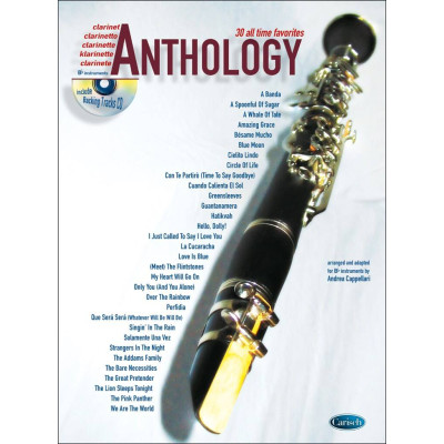 33 All Time Favorites Anthology Vol.1 for Clarinet Con CD