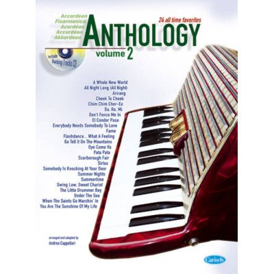 24 All Time Favorites Anthology Vol.2 for Accordion Con CD