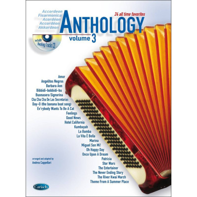 24 All Time Favorites Anthology Vol.3 for Accordion Con CD