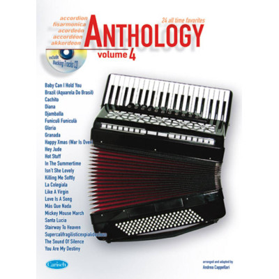 23 All Time Favorites Anthology Vol.4 for Accordion Con CD