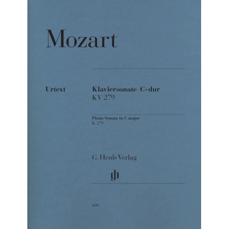 Wolfgang Amadeus Mozart - Sonata per pianoforte in do maggiore KV 279 (189d)