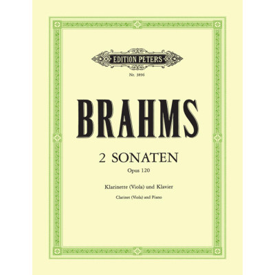 Brahms - Sonate Op.120 n.1 e n.2 Clarino o Viola e Pf.