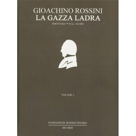 Rossini - La Gazza Ladra Partitura Full Score 2 Volumi