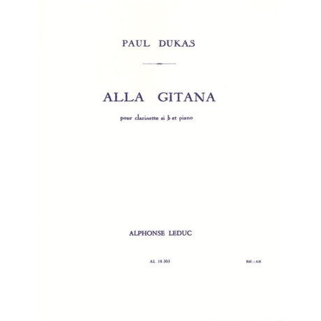 Dukas - Alla Gitana per Clarino e Pianoforte