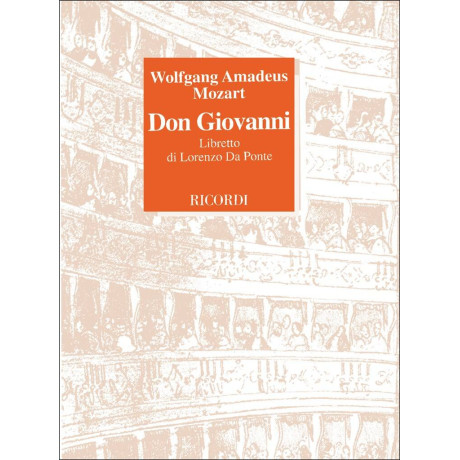 Mozart - Don Giovanni Libretto