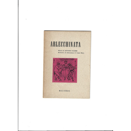 Salieri - Arlecchinata Libretto
