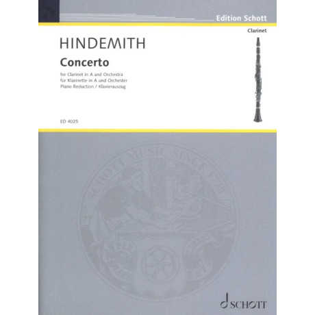 Hindemith - Concerto in La per Clarinetto e Piano