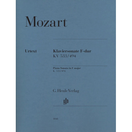 Wolfgang Amadeus Mozart - Piano Sonata in F major KV 533/494