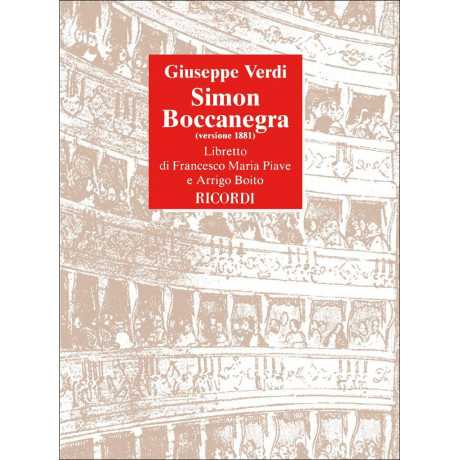 Verdi - Simon Boccanegra Libretto