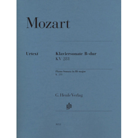 Wolfgang Amadeus Mozart - Piano Sonata in B flat major KV 281 (189f)