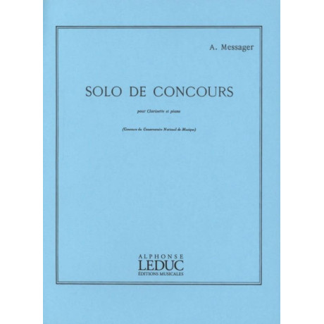 Messager - Solo da Concorso per Clarino e Piano