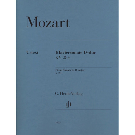 Wolfgang Amadeus Mozart - Piano Sonata in D major KV 284 (205b)