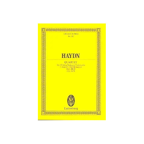 Haydn - Quartet Op.54/3 E Major