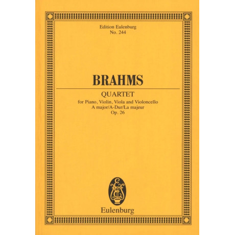 Brahms - Quartet in A Major Op. 26