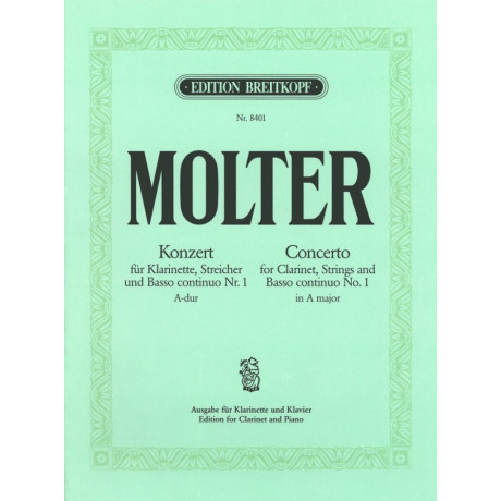 Molter - Concerto for Clarinet No. 1 in A major