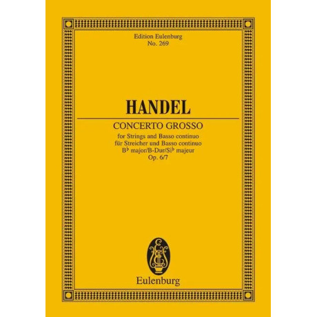 Handel - Concerto Grosso Bb Major Op. 6/7