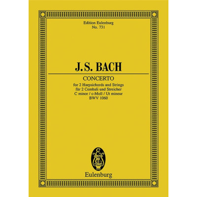 Bach - Concerto in C Minor BWV 1030 for 2 Cembali and Strings